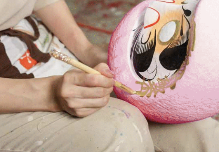 Hand-painted creation